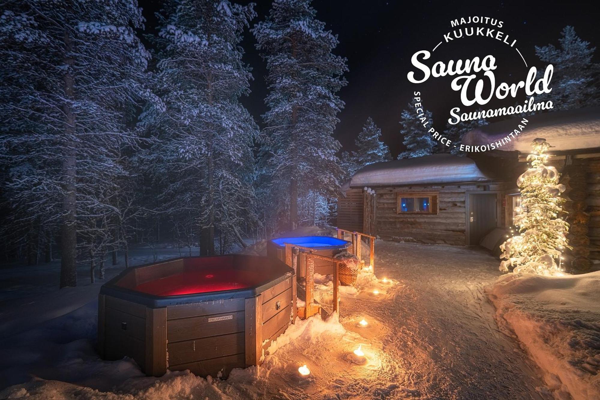 Kuukkeli Log Houses Teerenpesae - Premium Suite A48 Saariselka Luaran gambar