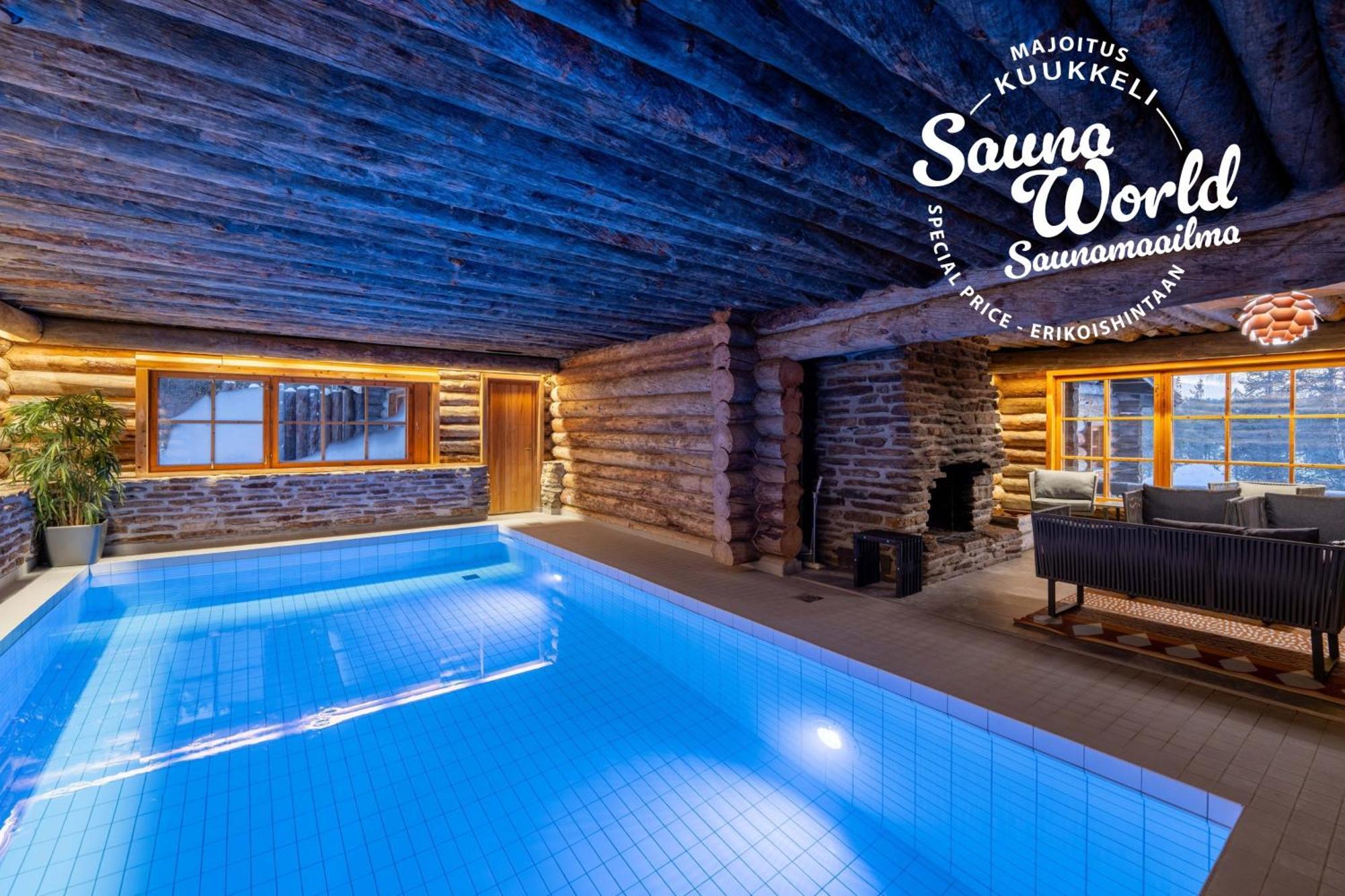 Kuukkeli Log Houses Teerenpesae - Premium Suite A48 Saariselka Luaran gambar