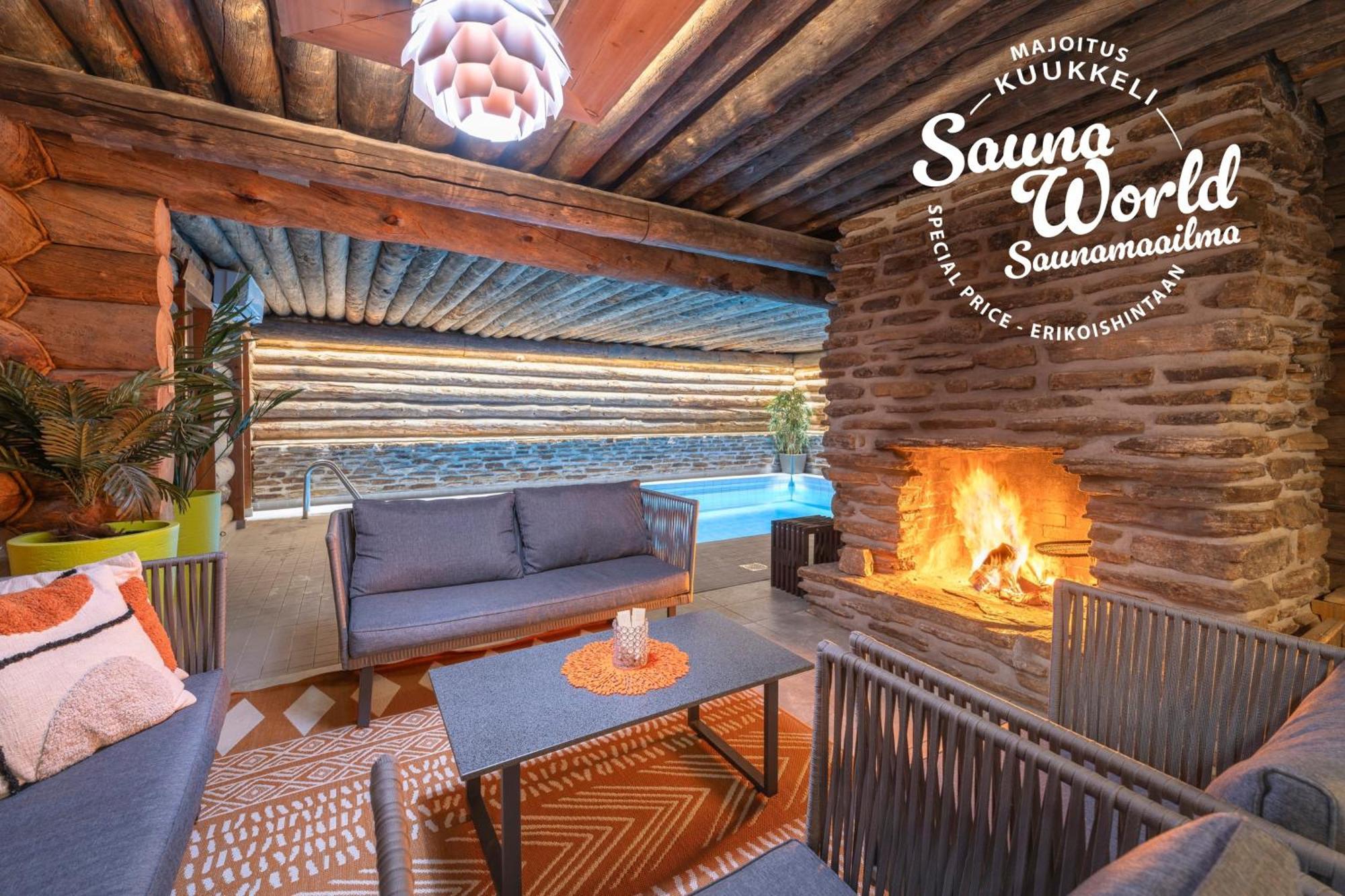 Kuukkeli Log Houses Teerenpesae - Premium Suite A48 Saariselka Luaran gambar
