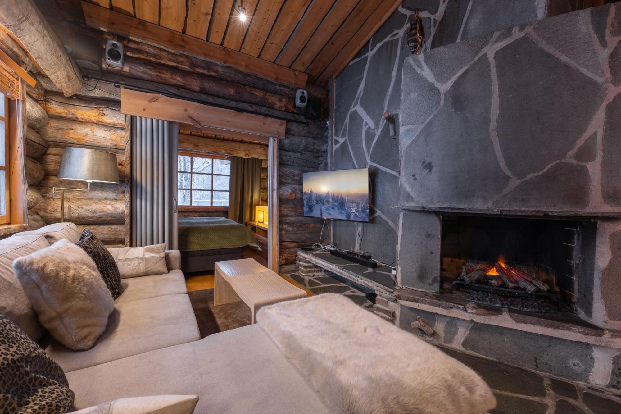 Kuukkeli Log Houses Teerenpesae - Premium Suite A48 Saariselka Luaran gambar