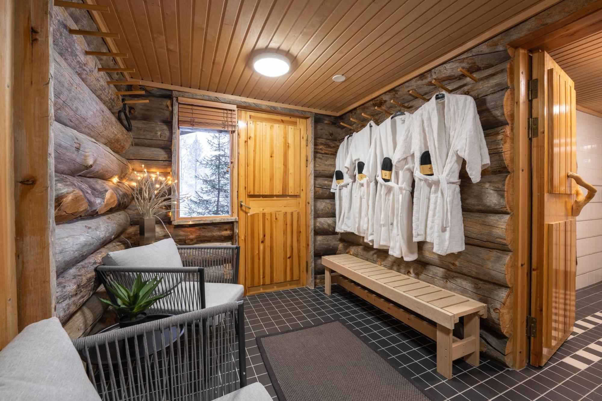 Kuukkeli Log Houses Teerenpesae - Premium Suite A48 Saariselka Luaran gambar